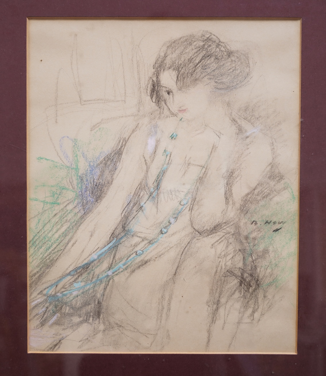 Julia Beatrice How, (1867-1932), Portrait of a lady